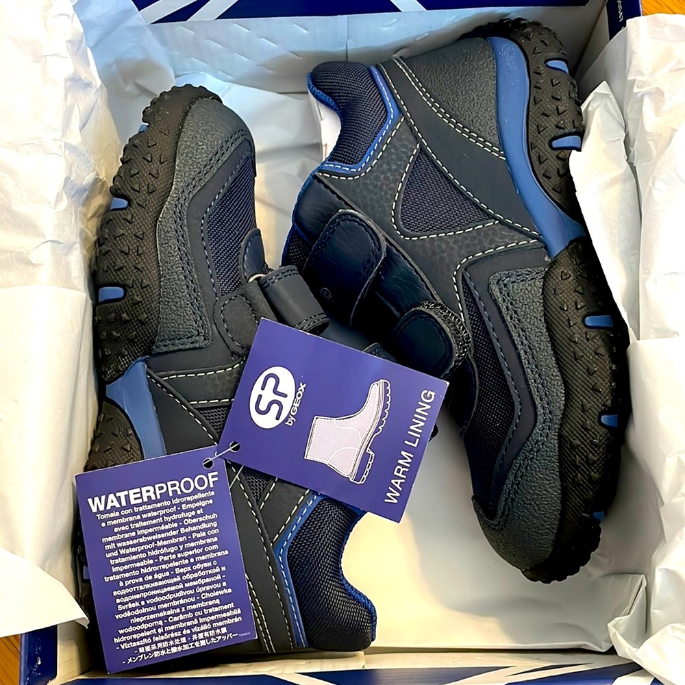 Geox Boys J Baltic Boot NIB size 28 10.5-11 waterproof
